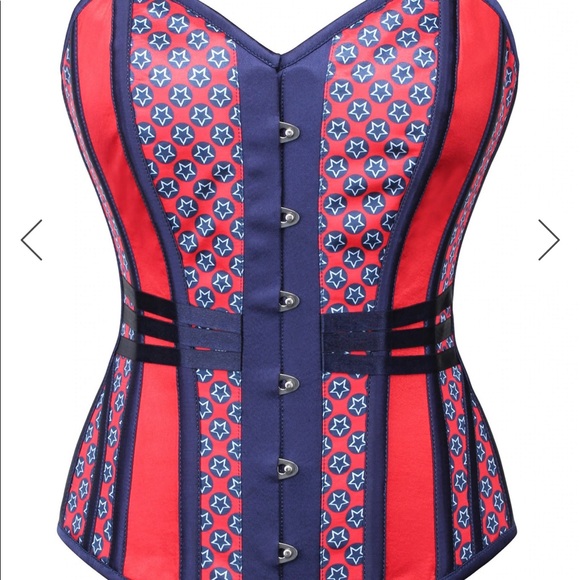 corset story Intimates & Sleepwear Corset Story Usa Flag Overbust